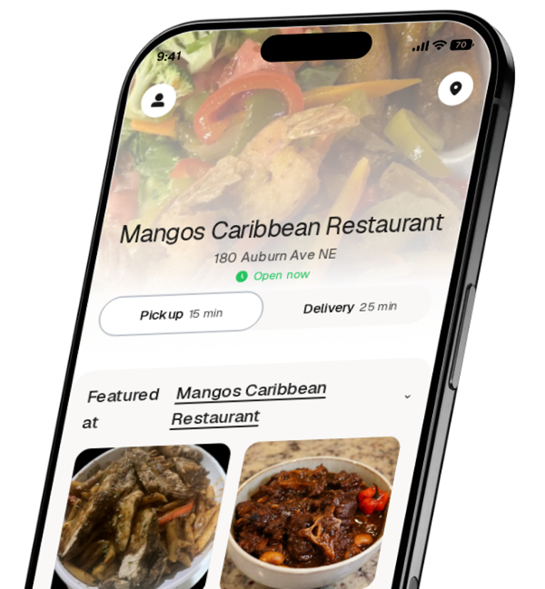 Mangos Caribbean Restaurant app preview