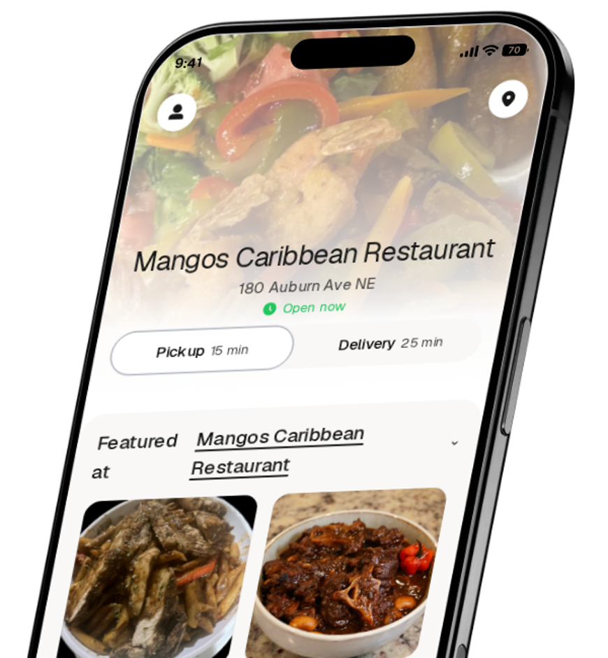Mangos Caribbean Restaurant app preview