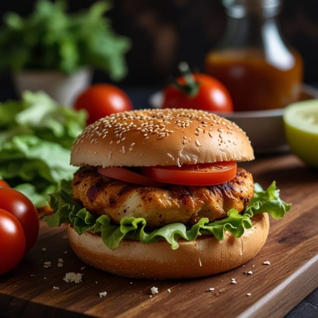 Jerk Chicken Sandwich.
