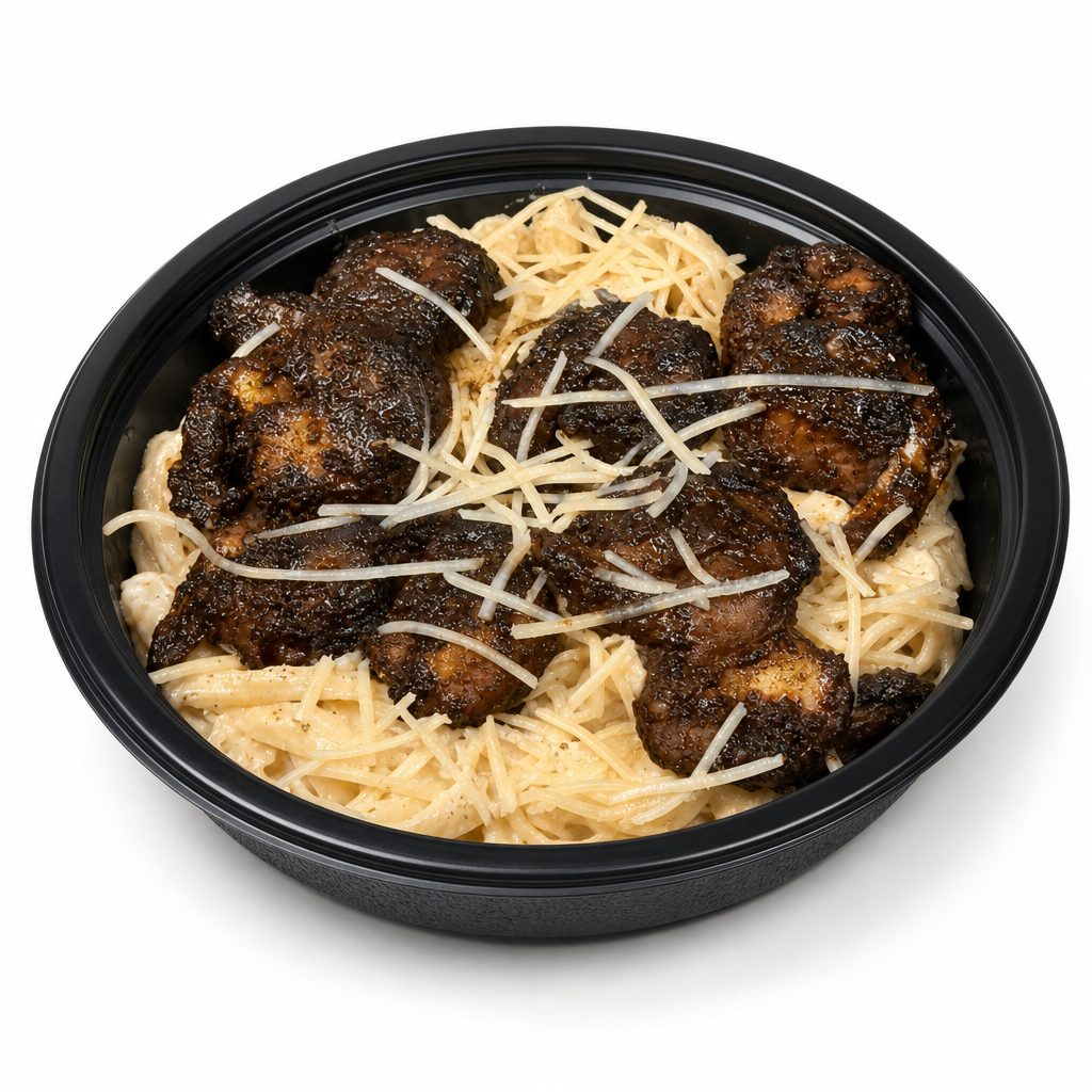 Jerk Shrimp Pasta.