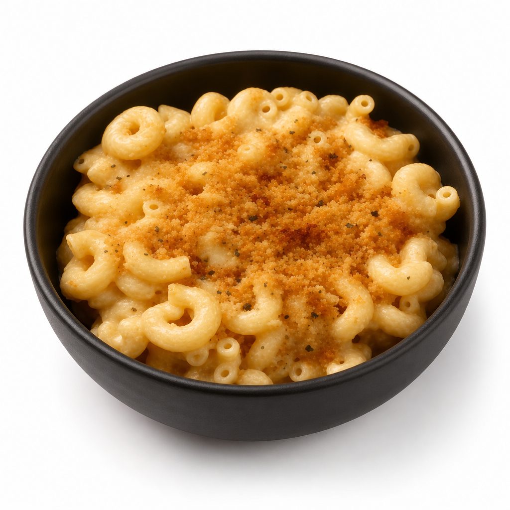 Baked Mac & Cheese.