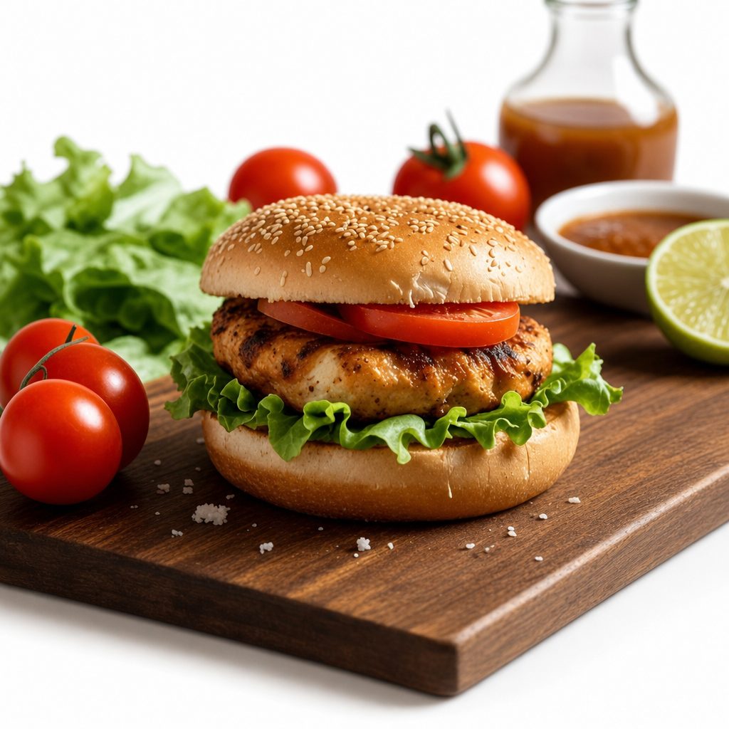 Jerk Chicken Sandwich.