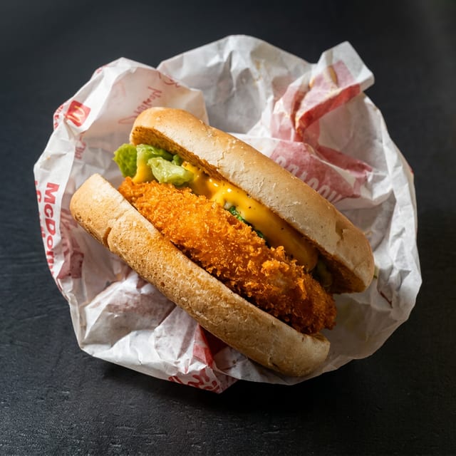 Fried Tilapia Sandwich.